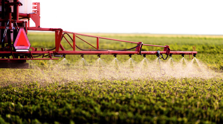 Nozzle of the tractor sprinklers